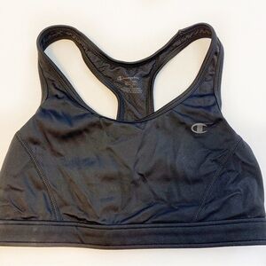 Champion Double Dry Black Razorback Sports Bra Size Medium